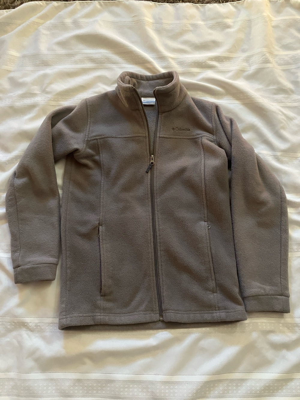 Columbia Kids Taupe Full-Zip Fleece Jacket